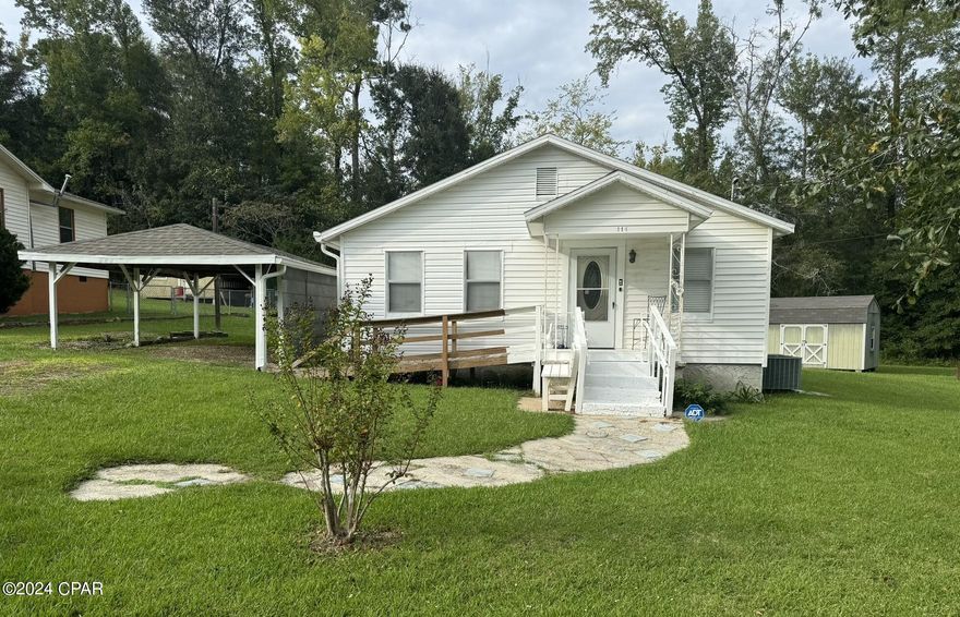 What an amazing first home this could be!! This two bedroom two bath with some TLC could certainly be a great home! Appliances included, huge beautiful yard, a great 12 x 20 deck for a great BBQ, a 10 x 15 out building. Low property taxes, will qualify for most loans, large kitchen and huge pantry. HVAC and roof replaced within the last five years-ish. It's a go to grandma's kind of house! Wood floors in most parts of the house that could be refurbished and the 1930's doors to each room add the historical feng shui. This house is filled with character! Priced to sell fast!