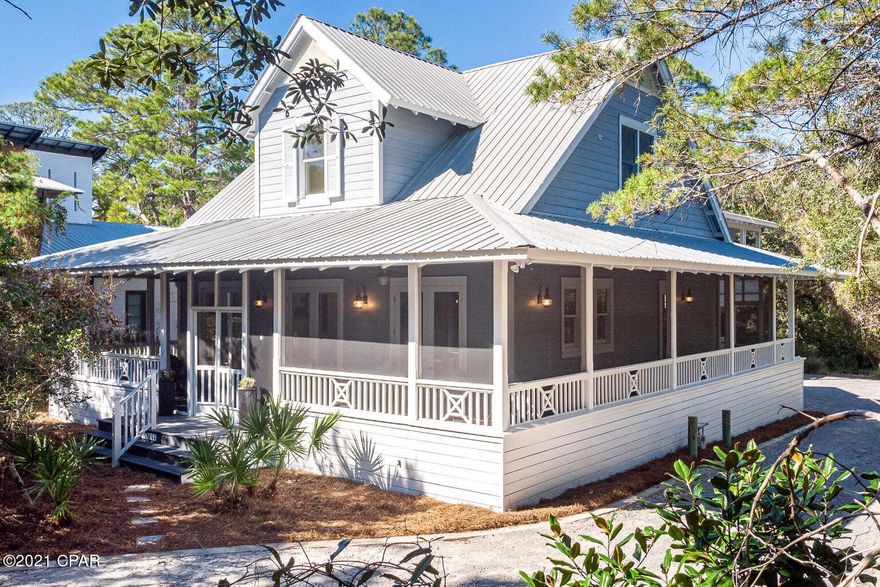 Comp Sale From ECAOR

--------------------------------

Located in the much desired, coastal dune lake neighborhood of Lakeplace at Grayton Beach, this charming home is the perfect full time residence or vacation getaway. Lakeplace at Grayton Beach is a beautiful, 20 acre, rental restricted, gated community located south of 30A. Set back in the trees and surrounded by native landscaping, this home offers privacy on every side. The main house features an amazing wrap around screened in porch, a large eat in kitchen, built in bookcases, 2 bedrooms & bath on the first level with master suite and extra loft space upstairs. Recently built in 2019, the guest cottage, located above the two car garage, features a full kitchen, light filled living room & bedroom space and large private porch.