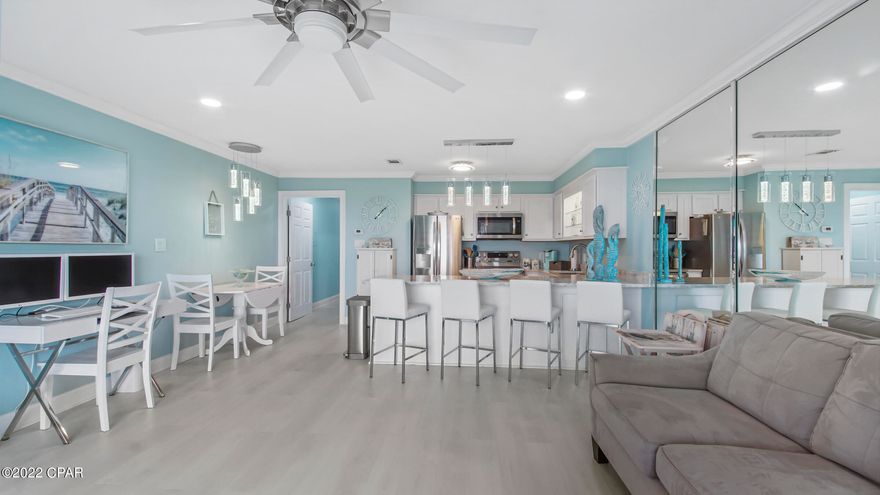 CURRENTLY UNDER CONTRACT, SELLER WILL CONSIDER BACKUP OFFERS



SELLER WILL PAY UP TO $5,000 TOWARDS BUYERS CLOSINGS COSTS AND/OR INTEREST RATE BUY DOWN. 

PERFECT location in Panama City Beach, Florida. This stunning completely renovated condo is just a few steps from the white sandy beach. Situated on the West end of the beach where there are no tall condo buildings to block the view. Can be used as a primary, second home or rental property as vacation rentals ARE permitted. One bedroom with a king size bed and hall bunks allows for multiple family and guests. Jack and jill bath with a large gorgeously tiled shower. HOA fees are $450 month which includes building insurance, exterior grounds maintenance, community pool, water, trash, internet and cable. Right next door is the Carousel Market. Grab your food and snack, beverages of choice:) and gifts. Great restaurants are nearby & Pier Park is less than 4 miles away. Pier Park offers tons of shopping, entertainment & nightlife. This condo is situated on the less populated part of the beach the coveted "WEST END" end of the beach.