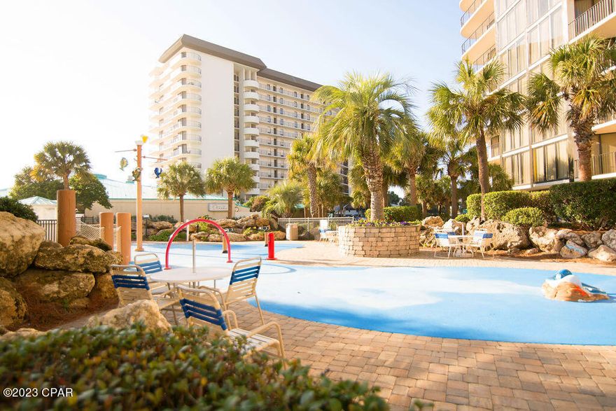 CURRENTLY UNDER CONTRACT, SELLER WILL CONSIDER BACKUP OFFERS. Extremely rare, low floor, and updated beautifully, this Leeward condo unit is one you are not going to want to miss! Part of the Edgewater complex, the Leeward and Windward condos are smaller and lower density but still have all the numerous amenities Edgewater has to offer!  Tennis, basketball, fitness center, pickleball, par 3 golf, on site restaurants, convention center, multiple pools and much, much more! This beautiful Gulf Front beach escape boasts new LVP flooring, full size washer & dryer, granite countertops, stainless appliances, updated lighting and furnishings, newly tiled guest shower, as well as a very rare Gulf Front master so you can wake up to endless beautiful views first thing in the morning! Extremely strong renter on a vacation rental program producing approx. 48k in gross rental revenue, this unit is ready to roll with current and future bookings already in place for the next owner. Come take a look at this very desirable unit in one of the most popular and longest running Beach Resorts in Panama City Beach!