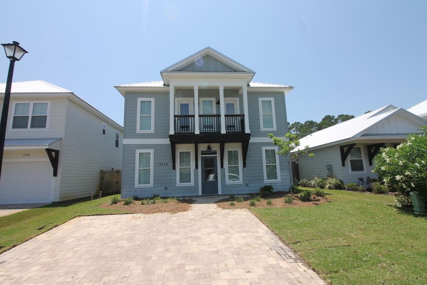 'CURRENTLY UNDER CONTRACT, SELLER ACCEPTING BACKUP OFFERS

Stunning Rosemary Beach Style homes right here on Panama City Beach, This stunning homes offers 4 bedrooms, Plus an additional living space Upstairs. These homes offer Custom Cabinets, Granite Counter tops in the Kitchen, Vinyl Plank wood looking flooring in Main living area, Carpet in Bedrooms and upstairs and tile in Bathrooms. Laundry on second floor. Homes are constructed hardi board siding, and balconies. Community offers a  community pool, is close to the beach.... Don't miss this Beautiful Home Today.