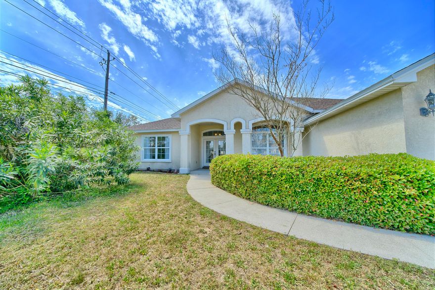 Beautiful 5 Bedroom home in the much desirable neighborhood of Pelican Bay in Panama City Beach! This gorgeous 5 Bd/2 Ba home features an open floor plan with a separate dining room, breakfast bar, breakfast nook, new stainless steel appliances, and a wood burning fireplace. Recent upgrades include a NEW ROOF 2019, NEW A/C 2019, and TANKLESS WATER HEATER 2018. The master bedroom is very spacious, offers plenty of natural light, and boast beautiful trey ceilings. The ensuite master bathroom is sure to impress with a large bathtub, stand in shower, and huge walk-in closet! The large fenced in backyard is perfect for entertaining and is already equipped with fire pit! Pelican Bay features a community pool, hot tub, clubhouse, and nature preserve with boardwalks! All measurements are approximate please verify if important.