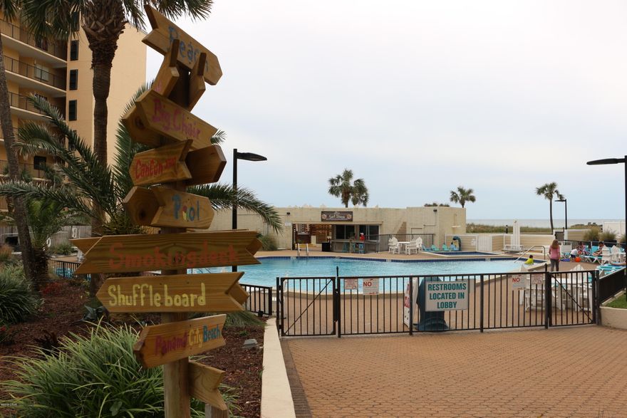 Welcome to Top of the Gulf unit 202! This unit is a beautiful well kept lower floor unit. Conveniently located on the second floor, close to the elevators and laundry room. Sellers have never rented the unit so it is in great condition! Top of the Gulf is steps from the beach and includes a pool, fitness center, internet lounge, onsite snack bar and more. The complex offers guests a chance to catch the beautiful sunsets over the Gulf of Mexico at the poolside elevated deck!