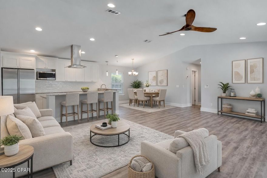 * Motivated seller offering up to $4,000 in closing costs for a limited time! *

Tranquil cul-de-sac living in the heart of Panama City, just minutes from shopping, dining, schools, and the beaches. This move-in ready home offers the perfect balance of modern comfort and outdoor lifestyle — with no HOA restrictions.

Inside, you'll find an open and inviting layout with updated finishes throughout, a stylish kitchen featuring granite countertops and stainless-steel appliances, and spacious living areas ideal for everyday living or entertaining.

Step outside to a private, fully fenced backyard designed for enjoyment and functionality. Highlights include a pergola for relaxing or hosting guests, a fire pit for evenings outdoors, and a pole barn/workshop offering exceptional storage, hobby space, or utility use — a rare feature at this price point.

Located in a quiet neighborhood while still providing quick access to Panama City Beach, St. Andrews State Park, and local conveniences, this home is ideal for buyers seeking flexibility, space, and lifestyle.

Seller is highly motivated and open to offers. This is an excellent opportunity to secure a well-maintained home with unique outdoor features in a prime location.