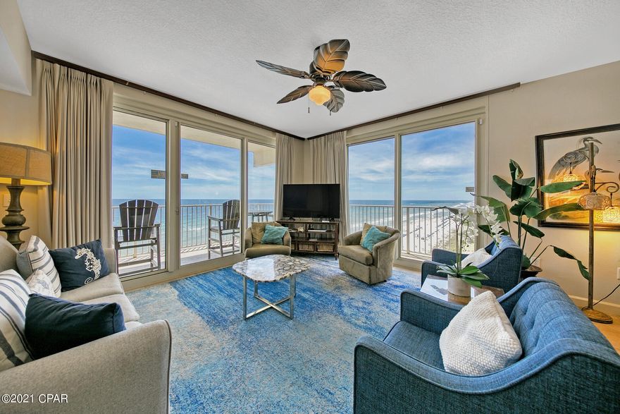 Taking Backups the phrase 'CURRENTLY UNDER CONTRACT, SELLER ACCEPTING BACKUP OFFERS' This unit rental numbers are off the charts. Beautifully furnished, this desireable 3 bedroom floorplan has a wrap around balcony that gives you amazing beach and sunset views year round. Included in this price - great assigned parking space on the same floor as the unit = easy access, #1203 and #668. Panama City Beach is where visitors come for fun in the sun! Guests fish, jet ski, parasail, go boating and enjoy the many recreational spots for sports, rides, shopping and much more. Shores of Panama is a special destination with a huge lazy river style outdoor pool with food and drink service