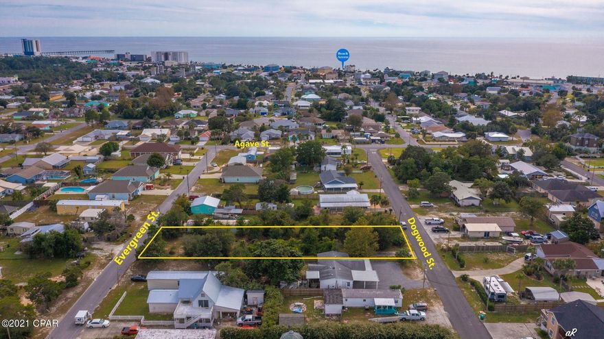 Two Residential building lots half a mile from the Gulf! This lot is just a few blocks from the public Beach Accesses #45-49. This double lot is located in a peaceful neighborhood and is just a short drive to Pier Park and its many attractions including the Skywheel and The Grande movie theater along with eye-catching restaurants such as Margaritaville and Dirty Dicks Crab House. This lot is also located near several local restaurants including Gulf front eateries, coffee shops and attractions for the whole family. Short term rentals are NOT allowed here. City water & sewer available.