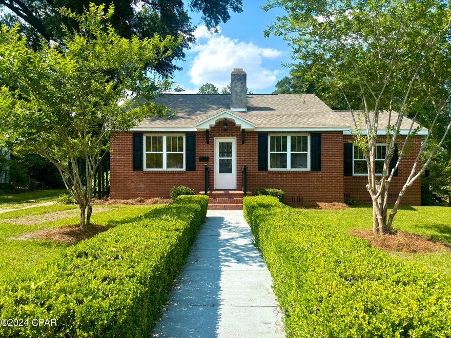 You don't want to miss this beautifully remodeled brick home that features three bedrooms, two full bathrooms, granite kitchen countertops, elegant refinished original hardwood floors and so much more! Upon entering this unique home, you are welcomed by a large living area complete with a fireplace. Off the back off the living area, sits the completely remodeled kitchen complete with granite countertops, new appliances, lots of storage, and large dining room area. Off of the dining room area is the laundry room. To the right off the living room area sits 2 bedrooms and one bathroom along with the completely remodeled master bedroom that features a large walk in closet and master bedroom. Off of the master bedroom there is a small private deck overlooking the picturesque oversized yard. In the backyard, there is also a large shed perfect for all those hobbies and storage. Schedule your showing for this one today it's not going to last long!