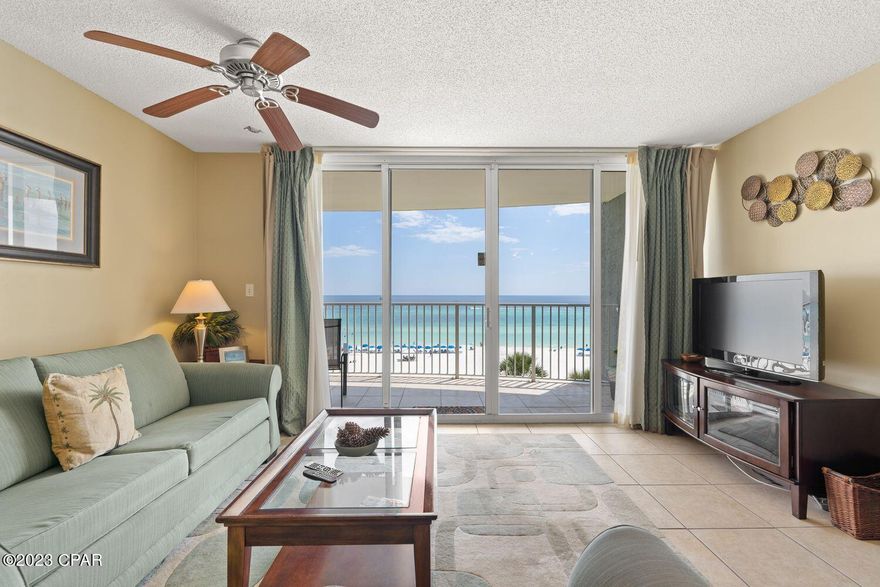 * CURRENTLY UNDER CONTRACT, SELLER WILL CONSIDER BACKUP OFFERS.* LOWER FLOOR One Bedroom at Long Beach Towers!!! This Charming and Lovingly Maintained Condo is truly a Jewel on the Emerald White Sand of Panama City Beach! The minute you enter you can tell this unit has been used most often by the owners or friends, however when rented out by the owners themselves it has obtained a nice following of great repeat vacation guests. The inside features; Brand New tankless hot water heater, stainless-steel Kitchen appliances, granite tile countertops, tile flooring throughout and a Large Oversized Balcony that can be accessed through either the Living Area or Master Bedroom. Long Beach Towers Resort is one of the most popular vacation resorts on Panama City Beach. Featuring; three beach side pools, one being a large lagoon style pool with waterfalls and islands, three hot tubs, and a tiki bar. Centrally located on the beach it is also close to many local restaurants, bars and Entertainment. If you are looking to own your own little piece of the beach this is a Must See!!! All dimensions are approximate and should be verified if deemed important.