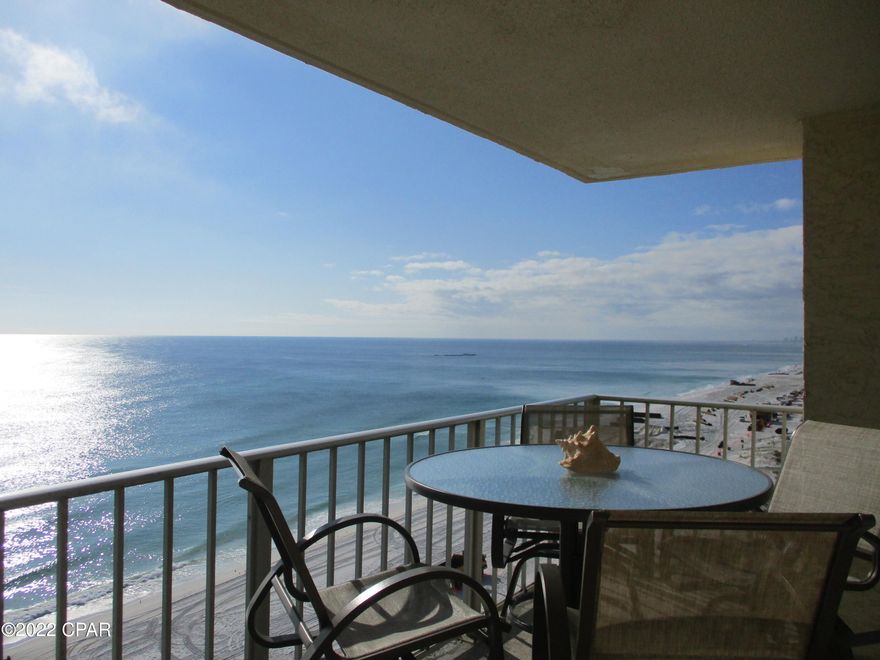 'CURRENTLY UNDER CONTRACT, SELLER ACCEPTING BACKUP OFFERS Rarely on the market in Panama City Beach! One bedroom with a master on the gulf in Regency Towers located at the WEST end of the building! This is the best location in all of the Regency Towers condos!  King bed in the gulf front master, 2 full baths, and great open layout for easy condo living.   Fully furnished and rental ready for you; and just in time for peak season.  Regency is a gated community and has wonderful amenities including poolside tiki bar, 2 Olympic size pools, kiddie pool, hot tub, game room, and gym. Regency is spread out on one of the larger beachfront areas allowing you to enjoy plenty of gulf front beach time, green space, pool decks as well as great parking! Call today.. it will be sold tomorrow!