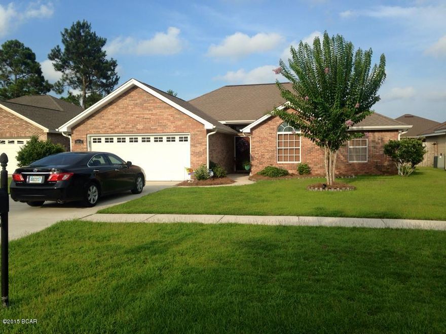 100% USDA FINANCING IS AVAILABLE!! Home is immaculate condition located in a cul-de-sac in the popular Cedar's Crossing subdivision. The interior of this home offers a custom kitchen with stainless steel appliances and a tile back splash; large living room with remote controlled electric fireplace; master bedroom with large walk-in closet; a spacious laundry room with additional custom cabinets, sink and closet. The home offers wall-to-wall carpet, tile flooring, plantation blinds and ADT security system. The exterior offers a two-car garage; brick and vinyl siding; a privacy fenced back yard, spacious closed in patio, and an automatic sprinkler system which is on a seperate meter.