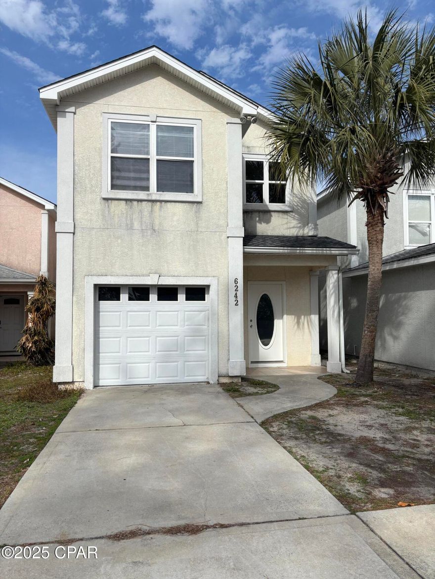 Welcome to 6242 Sunset Dr in Panama City Beach, FL! This charming house features 3 bedrooms and 2.5 bathrooms, perfect for those looking for a comfortable living space. The master bedroom includes a private balcony, ideal for enjoying the beautiful Florida weather. With a single garage, parking will never be an issue. Conveniently located near the Navy base and just off Thomas Dr, this house offers easy access to all the amenities Panama City Beach has to offer. Don't miss out on this wonderful opportunity to make 6242 Sunset Dr your new home!