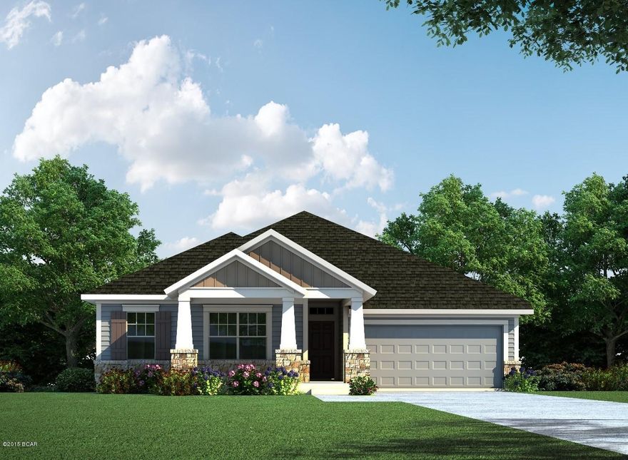 The Mancini-  Open Concept floorplan 4 bedrooms 2 full bathrooms. this home overlooks a beautiful pond and nature preserve.