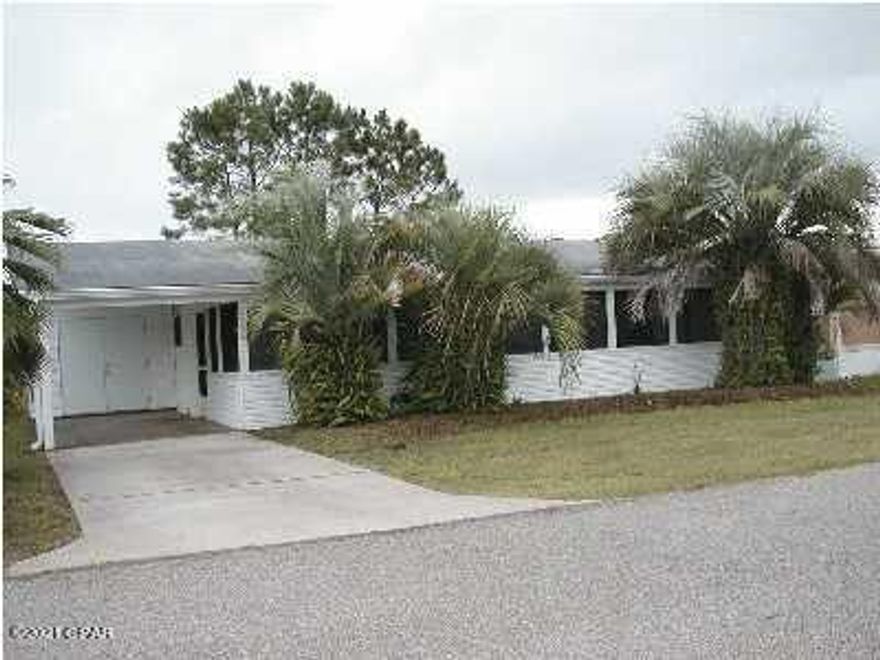 Value in the land.  It is approximately one block from the Gulf.  Great location.  Manufactured home damaged from Hurricane Sally.  Property is easy to show.  Seller says it may have some mold.