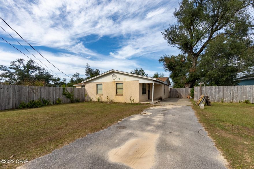 'CURRENTLY UNDER CONTRACT, SELLER WILL CONSIDER BACKUP OFFERS' This home is in a great neighborhood and has 4 bedrooms, 2 bathrooms with an open floor plan! This home features a new roof, large kitchen, large dining/ living room, and is completely fenced for your privacy with fruit trees in the back yard! The yard is also plumbed with an outdoor deep well with spigots within 20 feet anywhere on property. As always, dimensions are approximate. Buyer to verify if deemed important. Call to schedule your showing today!