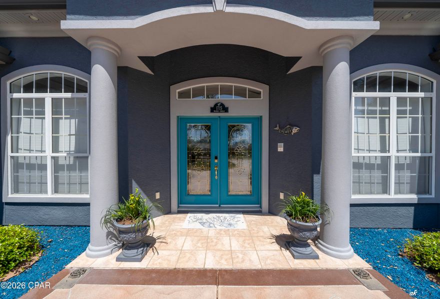 ASSUMABLE VA LOAN at 2.25% -- a rare and valuable opportunity!

Move-in ready and impeccably maintained, this stunning 2,591 SF residence delivers the perfect blend of comfort, style, and thoughtful upgrades. Featuring 3 bedrooms, 2.5 baths, and a dedicated office, the open-concept design is highlighted by soaring ceilings and an abundance of natural light.

Enjoy seamless indoor-outdoor living with a spacious, screen-enclosed pool and patio--perfect for relaxing or entertaining year-round. The beautifully appointed kitchen showcases soft-close cabinetry with elegant up lighting, an oversized breakfast bar, and opens to the inviting family room, where large corner windows overlook the sparkling pool and a cozy fireplace adds warmth and charm.
There is a wood burning fireplace with a beautiful view of the pool and the best part of the pool is that it is heated and enclosed.

A formal dining room and private office both enhanced with custom built-ins and all-new bookshelves flank the foyer. The expansive primary suite offers a true retreat, complete with a sitting area and direct access to the pool. The luxurious ensuite bath features a soaking tub, updated walk-in shower, and dual vanities. A split-bedroom floor plan provides privacy, with two guest bedrooms connected by a Jack-and-Jill bath, plus a convenient half bath for visitors.

Built for durability and efficiency with 2x6 construction, this home also includes above closet storage, a floored attic above the garage, and numerous recent upgrades throughout.

Recent Improvements & Features Include:

Heated, screen-enclosed pool with new screen, resurfaced finish, and all-new equipment
Newly painted pool deck
Brand new exterior paint
Roof approximately 6 years old
New HVAC system (under warranty)
Bosch dishwasher, new garbage disposal, and newer appliances throughout (except for refrigerator)
Central vacuum
New washer and dryer
Updated showers and new ceiling fans
Porcelain tile flooring in select areas
Epoxy-coated garage floors + new garage door opener

Located in a gated community with security and convenient access near the back gate, this home is ideally positioned close to the West Bay Point exit onto Navy Blvd.

This property truly stands out offering exceptional upgrades, a functional layout, and a highly desirable assumable VA loan. A rare find that combines luxury, efficiency, and value in one beautiful package.