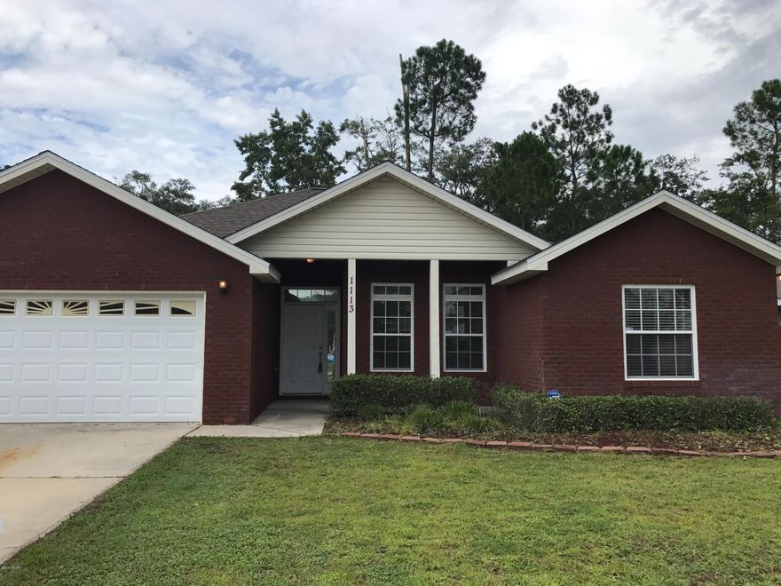 Welcome to your new home in the highly desired North Haven Estates! This 4/2 beautiful home is nestled in a one street subdivision with a cul de sac located at the end. The front door opens up to an extra wide foyer with cathedral ceilings and tile entryway. This upscale, open floor plan home boasts a large living area with an electric fireplace and crown molding throughout. The kitchen comes with all white appliances, tile floors and is adjacent to the dining area also tiled. To the left of the foyer and in a separate hall  is the access to the two car garage, laundry room and master suite. Trey ceilings accentuate the master bedroom and the master bath boasts a large walk in closet, tile floors, jetted tub, double vanity, separate shower and water closet. To the right of the foyer and down a separate hall are the additional 3 bedrooms and full bath. Off the living area and through paned sliding glass doors is a covered patio that opens up into the privacy fenced backyard. There is plenty of room in this home to include additional storage in the attic accessible through the garage.