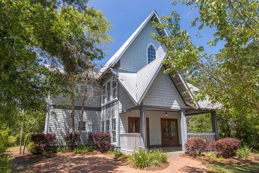 Beautiful home just 5 BLOCKS FROM THE BEACH in the quiet neighborhood of The Preserve at Inlet Beach. This home features a large, inviting covered front porch, perfect for morning coffee, 4 full bedrooms - 2 of which have en suite baths - PLUS additional rec room on the 2nd level that could easily be made into a 5th bedroom, large closets & ample storage space, full laundry room, open living/dining/kitchen area, and oversized 33'X12' entertaining deck on the rear of the home. Finishing touches include crown molding, Rinnai tankless water heater, recessed lighting, hardwood floors, granite counter tops, stainless appliances, and fresh interior paint throughout. The quiet community features a community clubhouse & pool along with a fishing dock on Lake Powell. Information contained within this listing such as square footage, is deemed to be accurate but is not guaranteed. Buyer to verify.