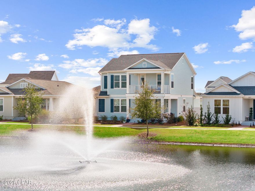 Welcome to your dream home in your dream neighborhood! This stunning Captiva floor plan boasts four spacious bedrooms and 2.5 baths, perfect for families and entertaining guests. The layout is designed for optimal comfort and functionality, featuring an open-concept living area that flows seamlessly into the modern kitchen, ideal for culinary creations.

Enjoy the convenience of a two-car garage with alleyway access, complemented by ample street parking for visitors. Step outside and relish the serene views of the pond directly across the street, providing a tranquil backdrop to your daily life.

On sunny days, take advantage of the nearby community pools, where you can relax and socialize with neighbors. Whether you're gardening, lounging by the water, or enjoying a cozy evening indoors, this home envelops you in the best of Sweetbay's lifestyle.

Don't miss your chance to own this gem that perfectly balances comfort, convenience, and community amenities!