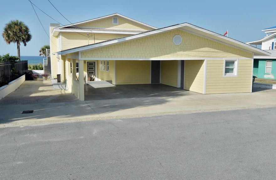 Welcome to the Beachroost!  This is a recently remodeled home and/or vacation rental property that has all the feel of the Old Florida living with updated modern features which includes new electrical, plumbing, windows, siding, and roof.  The main house is two levels.  The first floor includes an open concept TV/gathering, dining, & contemporary kitchen area; 2 master bedrooms each with new bathrooms, plus, a large sunroom/Florida room for relaxing and/or social activities.  Located upstairs are 3 bedrooms, 2 bathrooms, another TV/gathering room w/kitchenette, and large covered balcony overlooking spectacular views of the Gulf.  Here you can enjoy the marvelous sunsets from the swing or lounge on a shaded hammock with the prevailing sea breezes! 

*SEE MORE REMARKS. *There is a guest house on the roadside of the house that is a 2 bedroom 1 bath with a bonus gathering room with an extra bed.  There are 3 side entrances on the west side of the house with an outside shower and a balcony stairway entrance on the east side of the house.  The property has 4 electric AC/Heating units and 3 lockable owners storage closets. 
This is the perfect Beach house for a large group or family.  The property is currently listed in VRBO and already booked through Labor Day of 2020. The sellers have renters that return every year for the enjoyment of this property!  

*Appliances:  Dishwasher; 3 Refrigerators; 2 electric Stove/Ovens; large electric Griddle; large stainless Hood Vent w/Fan, 3 Microwaves; Disposal; Washer; Dryer; Smoke Detectors; outdoor Gas Grill.

Construction/Siding:  Asphalt roof; Hardie Plank siding over brick and concrete walls
Energy:  4 Central Electric units - AC and Heat; 2 Electric Water Heaters -
Exterior:  Balcony; Open Patio, Covered Patio w/fan, Covered carport, 2 Storage Closets, Shower, 2 Water Spigots, Light Fixtures, Electrical Outlets
Financing:  Cash, Conventional; VA
Furnished:  All Furnishings inside and outside
Interior:  Laminate Floors, Wood Paneling and Drywall Walls, Recessed Lighting, Window Treatments, Ceiling Fans throughout, new Kitchen Cabinets and Island, Pantry, Storage Closet


Driveway Spaces:  2 covered, space for 4+ more vehicles


*All measurements are deemed reliable but not guaranteed.  If this is a concern please measure for your satisfaction and verification.