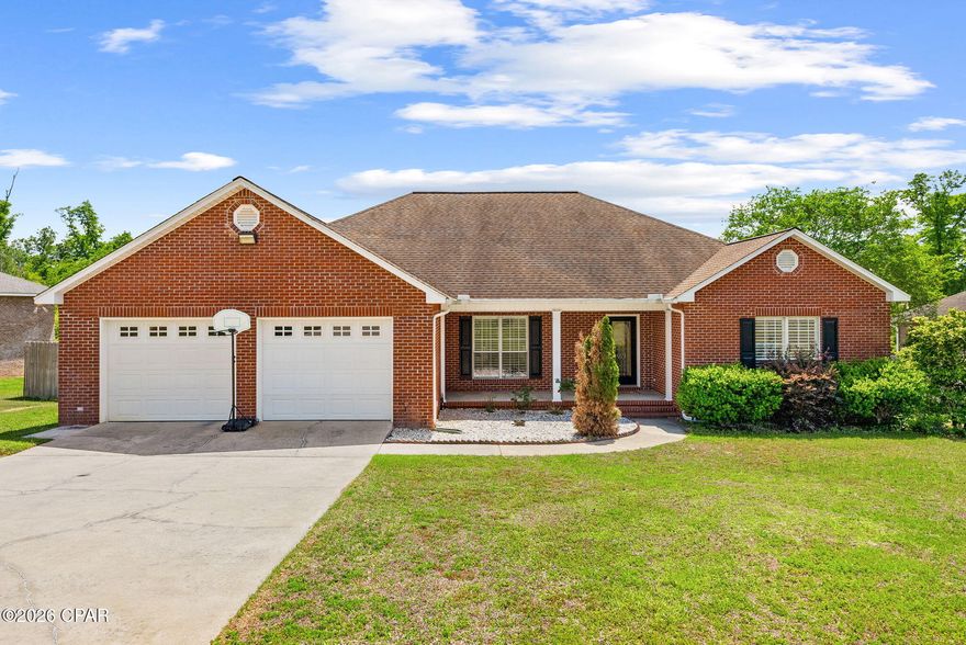 Welcome to 2748 Apalachee Trail in Marianna, Florida--located in the sought-after Indian Springs community with NO HOA, this beautifully maintained home offers the perfect blend of privacy, functionality, and outdoor living.

Situated on a peaceful 1.3 acre lot that backs up to a pond, this property delivers serene water views and a private backyard setting. Enjoy true Florida living with a 20x8 screened-in back porch--perfect for year-round relaxation--and a 20x10 open rear deck ideal for grilling and entertaining.

Inside, the home features a spacious, light-filled layout with thoughtful upgrades throughout such as plantation shutters, trey ceilings and wide doorways . The kitchen is a standout with custom wood cabinetry, granite countertops, and ample prep space, making it both stylish and functional. Just off the main living area, you'll find a large laundry room with a utility sink and space for a stand-up freezer, adding convenience and flexibility.

This home offers ample storage throughout, ensuring everything has its place. The oversized garage with independent garage doors provides additional room for vehicles, tools, or hobbies.

Additional features include a whole-home water filtration system and a private irrigation well feeding a full sprinkler system in both the front and backyard, helping maintain lush landscaping efficiently.

Conveniently located approximately 4.5 miles to downtown Marianna and just 4.1 miles to I-10, this home offers easy access for commuting while still enjoying a quiet, residential setting. You're also just a short drive to local parks, springs, and outdoor recreation that North Florida is known for.

If you've been searching for a no HOA home with pond frontage, outdoor living space, irrigation well, and upgraded kitchen, this property checks all the boxes.

Schedule your private showing today and experience the lifestyle this Indian Springs home has to offer!