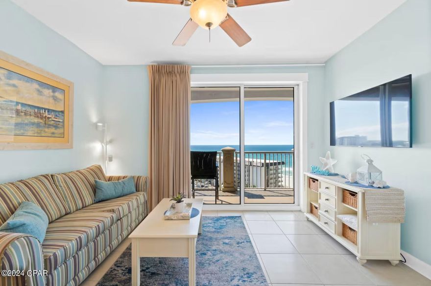Beautifully updated 2BR/2BA Gulf-view condo in Grand Panama Beach Resort. Fully furnished, pet-friendly, and rental ready with strong history and future bookings in place. Enjoy resort amenities including beachside tiki bar, heated pools, fitness center, and on-site dining. Newer HVAC, water heater, fridge, and stove. Incredible value, great views, and a proven income producer — turnkey and ready for you!
