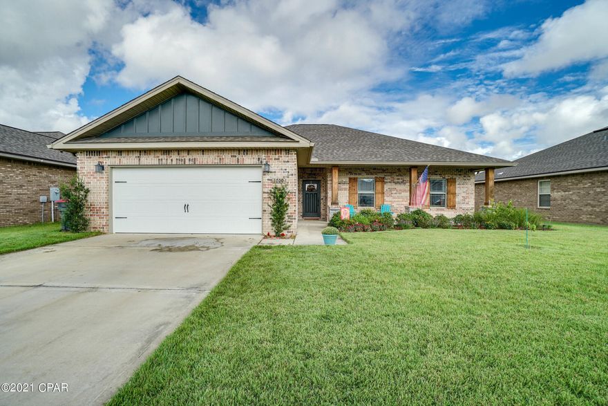 CURRENTLY UNDER CONTRACT, SELLER ACCEPTING BACKUP OFFERS. Beautiful 4-bedroom, 2-bath house in the very desirable neighborhood of Cedar Park. This all-brick home has granite countertops, updated flooring, crown molding, etc. It has a huge fenced in backyard perfect for a pool. Close to Tyndall Air Force Base, shopping and just a quick hop, skip and jump to the beach. This one won't last long, so check out this home today! All dimensions are approx. If important please measure.