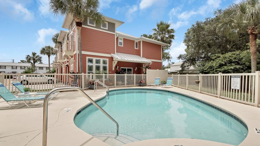 Welcome to Coral Bay Village! This featured 3bd/2.5bth END unit has a ground floor master bedroom with a private patio that overlooks the inviting pool area. Open floor plan features new flooring downstairs, beautiful kitchen with newly added decorative backsplash & half bath for guests. Upstairs offers 12' ceilings in the front bedroom with Juliet balcony. Additional features include tankless water heater & washer/dryer are included. 



The quaint atmosphere of Coral Bay Village makes this complex very inviting & is just short distance to the 'World's Most Beautiful Beaches', Lake Powell, the Scenic 30A area & 10 minutes from Pier Park. Don't miss out on this charming townhome! All sizes/info/measurements approximate; please verify if important!