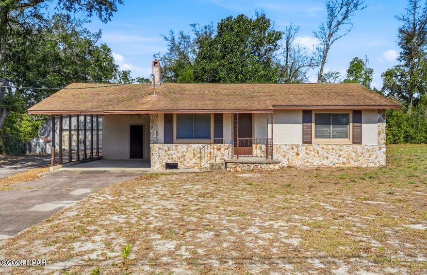 Well-maintained 2-bedroom, 1-bath home situated on two spacious lots in the heart of Callaway. This property offers plenty of outdoor space with a large backyard and an oversized shed/workshop, perfect for storage, hobbies, or additional workspace. Centrally located with convenient access to shopping, dining, schools, and just minutes from Tyndall Air Force Base.
Ideal for first-time homebuyers, investors, or anyone looking for extra yard space and functionality in a prime location. Don't miss this opportunity to own a property with room to grow and endless potential!