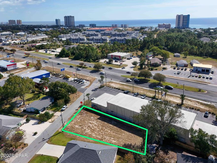 This is a rare opportunity to own a vacant and cleared lot ready for construction in the highly sought-after West End of Panama City Beach. Located less than half a mile from the white sands of the Gulf of Mexico, this lot offers convenient access to numerous local attractions, including shopping and restaurants in Pier Park, Frank Brown Park and Aaron Bessant Park for sports, concerts and events. Survey is available and this lot is located in Flood Zone X so no flood insurance required for a home built on this lot. As building lots are becoming increasingly scarce in this area, don't miss your chance to secure this prime piece of land.