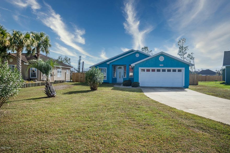 Currently under contract seller accepting backup offers. Completely Remodeled! You'll feel right at home when you step into this tastefully remodeled residence. Home is open & airy with lots of natural light and neutral colors throughout.  The raised ceilings and recessed lighting add to the feeling of spaciousness. Home features new lifeproof water resistant floors in the main living area and new carpet in all bedrooms. Home offers a split bedroom floor plan. The spacious eat-in kitchen is open to the large great room and features new cabinets, new granite counters, new appliances, and an 11' breakfast bar. At the front of the home is a forma dining room with vaulted ceilings- could also be a home office, playroom, or school room. Living room and master bedroom have sliding glass door access to the open patio and large privacy fenced backyard.Home also includes a new roof, windows, and newly fenced backyard. Sprinkler system with a timer is on a separate meter. Termite bond in place. Maxwell Court is a quiet cul de sac with sidewalks close to Tyndall. All room sizes, square footage, lot sizes are approximate; buyer to verify if important.