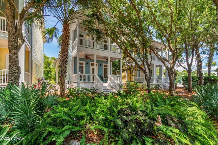 Welcome to one of the most meticulously maintained homes in all of the highly desirable gated beach community of Carillon Beach. The attention to detail in this home is truly amazing.  This coastal florida cottage home features hardwood floors throughout, a great stainless steel kitchen, granite countertops, gas range, and warm fireplace.  This home is conveniently located steps from the beach, next to 1 of 3 pools, and tennis courts. Carillon has been one of the best kept secrets for those who want a quiet private beach community but also want to be near the fine dinning of Rosemary Beach and the rest of 30A.