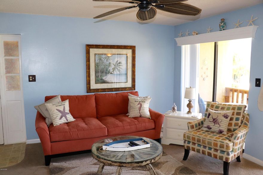 Are you looking for a turn key ready to rent condo, primary or second home with a view of the Gulf of Mexico? You have found it! Largo Mar has several nice amenities including a swimming pool, hot tub, shuffle board, a community deck overlooking the Gulf and best of all....the beautiful white sands of the beach! This is a well appointed unit, and the front balcony has a view of the Gulf and the rear balcony overlooks the swimming pool and other amenities. Very near to St. Andrews State Park and Schooners, and approximately a one minute walk to the sandy beach. All furnishings, bedding, and linens are included.