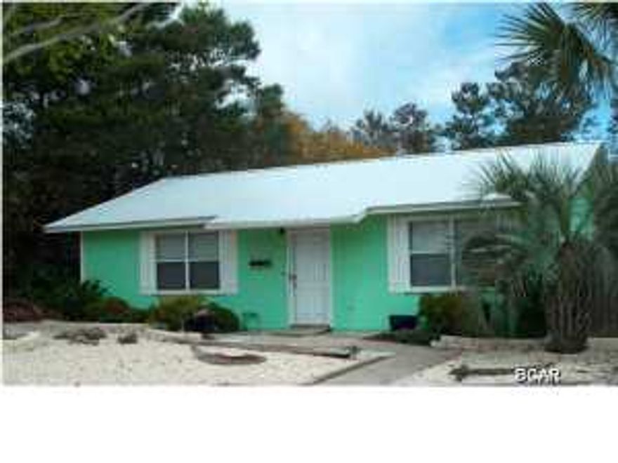 Sweet Beach Home. 2 Bedroom/ 2 Bath in the ''West End'' of Panama City Beach. This Home is only a few Blocks to the beach. It has a nice open floorplan with vaulted Ceilings, Breakfast Bar, large Living Room. The back yard is fenced, it has a storage building, a Laundry room and outside Shower. Riviera Beach is a Golf Cart friendly community. DON'T LET THIS ONE GET A WAY.