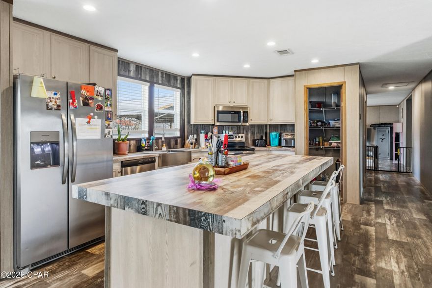 PRICE REDUCED!!
Space, comfort, convenience!
So many fabulous features in this lovely home on a large lot that features space for pets, entertaining, storage & more!
A fantastic open floorplan with your dream island in the kitchen as well as a whole 2nd living area perfect for playroom, homeschool, workout/yoga room, office space, etc! 
A large 30'x35' pole barn already put in place in 2023 for parking your cars/trucks, recreational vehicles or hosting parties!
So close to Tyndall AFB, shopping, dining & more!