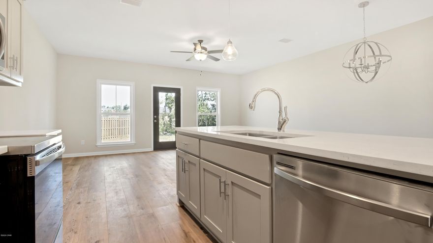 **PLEASE NOTE: these are not photos of this exact house but finishes and colors are the same!! PHOTOS FOR REFERENCE ONLY**Quaint NEW construction home available for RENT! Home is in final phases of construction and will be move-in ready by Aug 1 or sooner. This modern home features stainless steel appliances, trendy finishes, vinyl flooring in common spaces and carpet in the bedrooms. Master suite has a large walk in closet and full bathroom attached with a shower/tub combo. You will enjoy the open living and dining space downstairs! The neighborhood even offers a playground/park area! The drive to TAFB or to Panama City is a breeze from this location! *NOTE* Fridge will be installed before move in.

For showings, call Tannor 850-890-7211

For applications, call Lindsay 850-270-4200