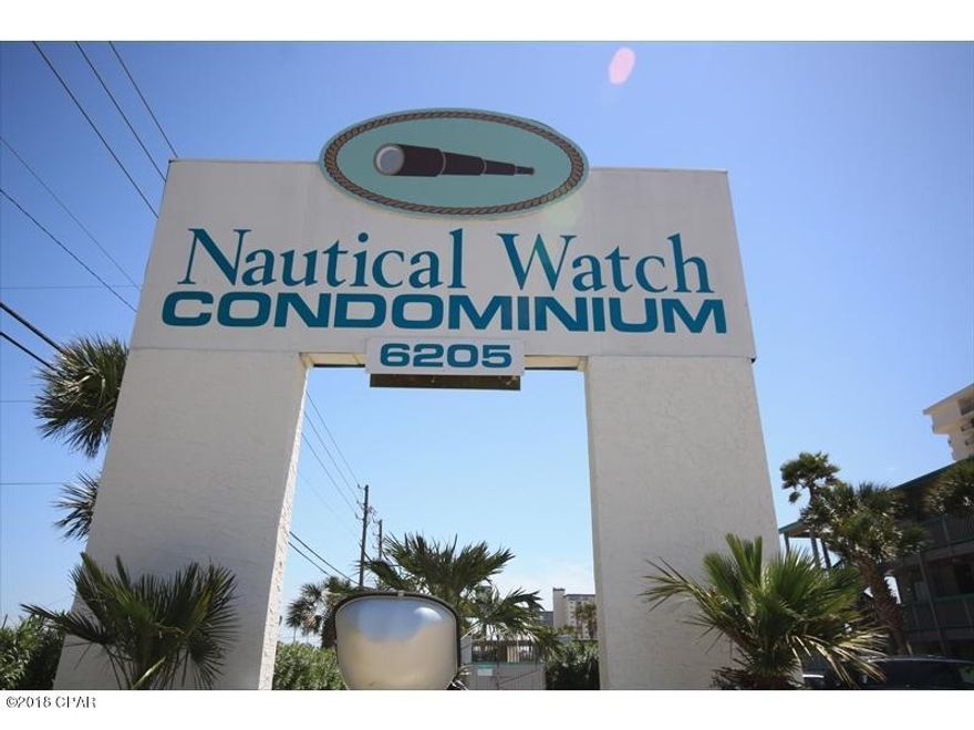 CURRENTLY UNDER CONTRACT, SELLER ACCEPTING BACKUP OFFERS.PRICE REDUCED! Owner ready to sell! Beautiful 2nd floor fully furnished condo overlooking the sparkling seasonally heated pool. This is a 1 bedroom, 1 bath condo.  The unit has year old AC unit, new counter top, new appliances, freshly painted and Ikea living room furniture.

The balcony overlooks the pool and the boardwalk over to the beach is just a short walk away from your front door. Come view this great condo today!! Nautical Watch is a low rise, low density complex.  The seasonally heated pool, a well maintained interior courtyard around the pool area, and a BBQ grill area located poolside. This building is just steps away from beach access to enjoy the beautiful Gulf of Mexico.  All information is believed to be accurate and  Condo docs located at following web site:
http://www.burgmanagement.com/nauticalwatch/document_main.asp