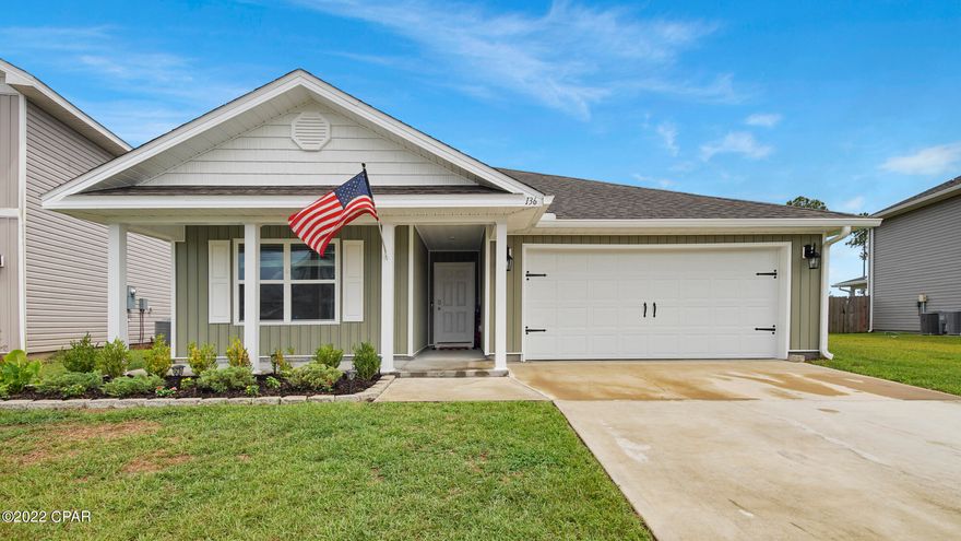 'CURRENTLY UNDER CONTRACT, SELLER WILL CONSIDER BACKUP OFFERS'This 4 bedroom/2 bath Ryder floor plan is located in the desirable community of Fanning Bayou! Featuring a split floor plan, new gutters, upgraded farmhouse sink, attic stairs & Qualis panel (Smart Home). There are easy maintenance vinyl flooring in the main areas. Kitchen is complete with ample cabinetry, breakfast bar, recessed lighting, and black  appliances. Oversized master bedroom and en suite has a double vanity & 2 walk in closets. If you are looking of your own private oasis, the screened in porch faces no one but Mother Nature herself w/ 2 ceiling fans. On a warm day, Fanning Bayou's resort style pool is the ideal place to relax. Come enjoy the bay breeze that sweeps through the backyard. Seller willing to pay $5000 of