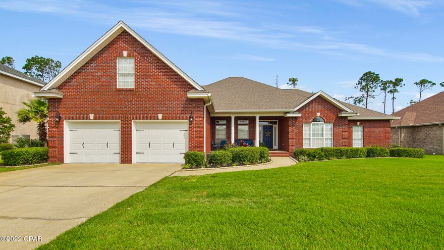 You don't want to miss this gorgeous and meticulously maintained home with a pool in Lynn Haven.  The interior is exactly what you are looking for: new kitchen in 2017, new floors in 2017, new paint in 2019, new roof in 2018, new HVAC in 2018, and new water heaters in 2021.  This split bedroom floorplan has a wood burning fireplace, a mother in law suite, office, and a finished bonus room!  The backyard has a beautiful cement pool with a spacious zoysia-grass yard, enclosed by a new privacy fence built in 2019.  You will enjoy hosting pool parties and BBQ's in this great outdoor space. The oversized 2 car garage can park two large vehicles and also has a built in storage closet. The homes desirable location gives you access to grocery stores, restaurants, schools and gas stations without having to pass a traffic light.  Call your favorite realtor and come see this beauty before it is gone.