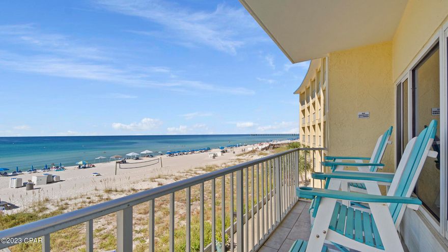 Welcome to Panama City Beach Living,
This incredible 1-bedroom, 1-bathroom studio is situated right on the picturesque shores of the Gulf of Mexico. With its prime location, you can wake up to breathtaking sunrises and enjoy the soothing sounds of the waves crashing against the shore. The most striking feature of this condo is its long balcony, which offers sweeping views of the gulf. Whether you're sipping your morning coffee or unwinding with a glass of wine in the evening, this balcony is the perfect place to take in the beauty of the coastline.

Inside, the condo boasts elegant touches throughout. The kitchen and bathroom feature stunning granite countertops, adding a touch of luxury to the space. The kitchen is fully equipped with modern appliances, making it a breeze to prepare meals or entertain guests. The open layout of the studio creates a seamless flow between the living, dining, and sleeping areas, maximizing the space and making it feel even more spacious. Your condo fees include Cable/WIFI, Water, Sewer and Electric.

Located just across the street from Gulf World and only half a mile from Pier Park, this condo offers convenient access to popular attractions. Gulf World showcases incredible marine life and offers entertaining shows and interactive experiences, while Pier Park is the perfect spot for shopping, dining, and entertainment. With such amenities nearby, you'll never run out of things to do.

For those looking for an investment opportunity, this gulf front condo has impressive rental numbers. Its desirable location and charming features make it a popular choice among vacationers, ensuring a steady stream of rental income for the savvy investor.

In conclusion, this gulf front condo in Panama City Beach, Florida offers not only a picture-perfect view of the Gulf of Mexico but also a comfortable and stylish living space. With its long balcony, elegant finishes, and excellent rental potential, it presents an incredible opportunity for both investors and those seeking a dream beachfront getaway.