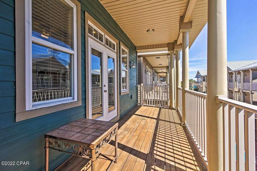 CURRENTLY UNDER CONTRACT, SELLER WILL CONSIDER BACKUP OFFERS. The perfect home or vacation home with proven numbers is here. 6238 Thomas Dr is located in the community of Panama Dunes with 4 bedrooms and private baths in every room. For investors or homeowners who need a separate space it has a lock out on the first floor with a separate entrance. The lockout includes a large bedroom, small kitchen, a full bathroom and covered porch. Second floor opens to a large kitchen, dining area, living room, bedroom with private bathroom, laundry room and balcony overlooking the courtyard. Third floor has 2 bedrooms, the enormous main bedroom with main bathroom, balcony and locked owners closet and another guest room with private bath. Home has hardwood flooring and all countertops are granite.