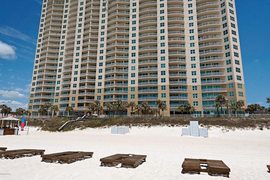 Rising 22 stories above the sugar white sands of Panama City Beach, Aqua commands the most spectacular location on Florida's famed Emerald Coast. It was the developer's intent to design Aqua to standards that all Panama City Beach resorts would be measured. Iconic architecture, an array of resort amenities, and a true connection to the water blend beautiful design and creative living. All in the perfect location along the perfect beach. AQUA 905 has been renovated and is rental ready for the right investor. This condo has all the upgrades and this spacious beachfront home is suitable for year round living. Community Bank manages the AQUA HOA funds and will finance this property with preferential treatment for AQUA buyers. This property is a ''must see'' for the serious investor!