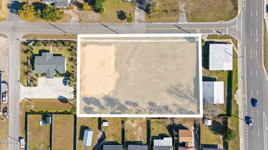 Prime Commercial Lot | 250' Frontage | Right Off Hwy 390 | Lynn Haven, FL

An exceptional commercial lot offering endless possibilities in the heart of Lynn Haven, ideally located just off Hwy 390. With approximately 250 feet of road frontage, this site delivers outstanding visibility and accessibility—key ingredients for a successful commercial venture.

The property is well-suited for a wide range of uses, including office space, retail, restaurant, medical, or service-based businesses, making it a flexible option for owner-users and investors alike. Utilities are accessible.

Positioned in a high-traffic, high-growth corridor surrounded by established businesses and dense residential neighborhoods, this location offers the exposure and convenience that today's businesses demand.

Opportunities like this—where location, frontage, and versatility align—are increasingly rare in Lynn Haven.** Bring your vision and capitalize on one of the area's most sought-after commercial corridors.

Buyer to verify zoning, permitted uses, utilities, and development feasibility.