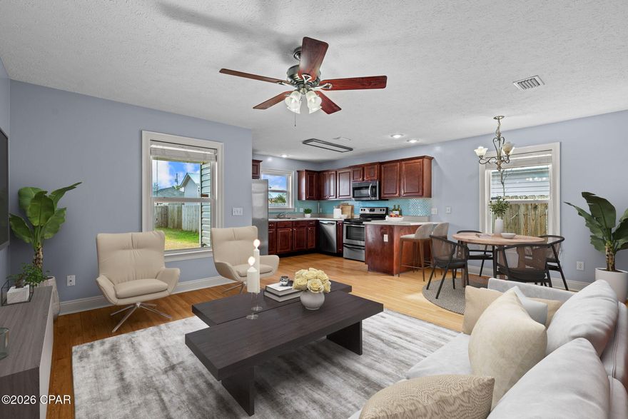 SERIOUSLY - Housing for under $200K per side in Lynn Haven! ! Owner-occupants, multi-generational families and investors take keen notice of this rare and outstanding opportunity to own the entire duplex. Flexible options are presented with these clean, move-in ready properties: (1) purchase only one side to live cheaper than renting; (2) purchase both sides to build financial freedom by living in one side while renters pay the mortgages; (3) purchase both sides to start or expand your real estate portfolio with these easy-to-rent, income producing properties; or (4) purchase both sides for expanded families to live in adjacent homes. #1 is currently rented until 3/31/26
and tenants would love to stay. #2 is vacant and ready for a new owner or renter. Each side has 3 bedrooms, 2.5 baths (½ bath is on main level), oversize garages with washers and dryers inside as well as fenced back yards for grilling, play and pets. BONUS: there is NO HOA and the duplex is located in flood zone X (no flood insurance required). This listing is for 1411 Minnesota #2. Minnesota #1 can be viewed by accessing MLS #XXXXXX. Call now for additional details and to schedule an appointment.