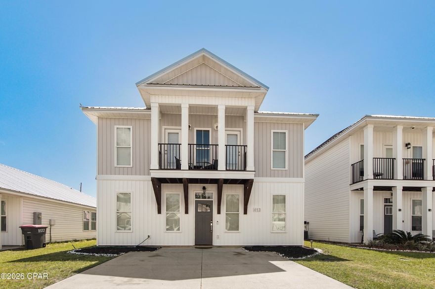 Step into a world of comfort and convenience in this stunning home located in the sought-after Callaway Corners subdivision, just a stone's throw away from Tyndall Air Force Base. The primary bedroom with an en-suite bathroom are located downstairs allowing for a versatile flex room upstairs! Designed with energy efficiency in mind, this property is perfect for those who appreciate both style and sustainability. Key Features: - Energy-Efficient Design: Built to optimize energy usage with features like metal roofs for durability and efficiency! Spacious Layout: The home's layout is perfect for relaxation and entertainment, with ample space for your lifestyle needs. - Community Amenities: Enjoy the beautiful parks and charming paver streets within the community. Plus, front lawn care is conveniently covered by the HOA, ensuring a pristine environment year-round. - Pet Policy: We welcome your furry friends! This home is pet-friendly, accommodating up to two pets with a non-refundable pet deposit. Nestled in a friendly community with easy access to local amenities and the base, this home is not just a living space but a lifestyle choice. Whether you're enjoying the serene surroundings or entertaining guests, this property offers the perfect blend of luxury and comfort. Don't miss out on this exquisite rental opportunity! Contact us today to schedule a viewing and make this beautiful house your new home.