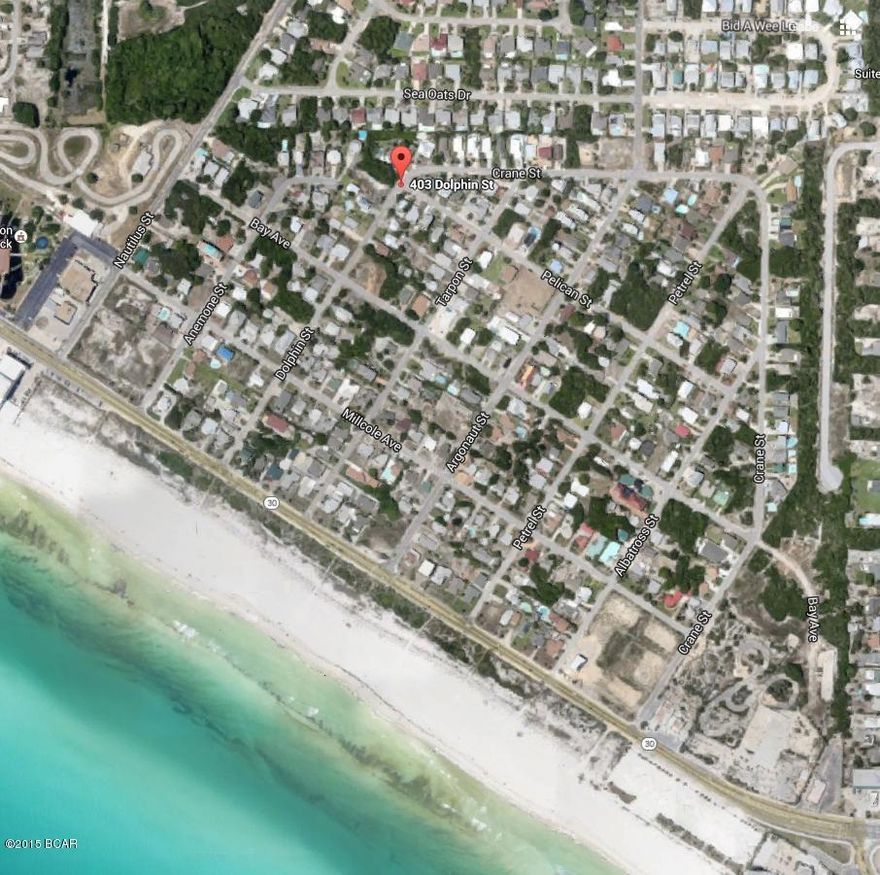 This is a beautiful lot on Dolphin, about 2 blocks away from the dedicated Bid-a-wee beach.  There are a very large home being built on the corner of Dolphin and Bay.  This homesite is very close to that new home.  VIEWS STRAIGHT DOWN DOLPHIN TO THE GULF.  Make sure to see this lot, it is a special homesite.