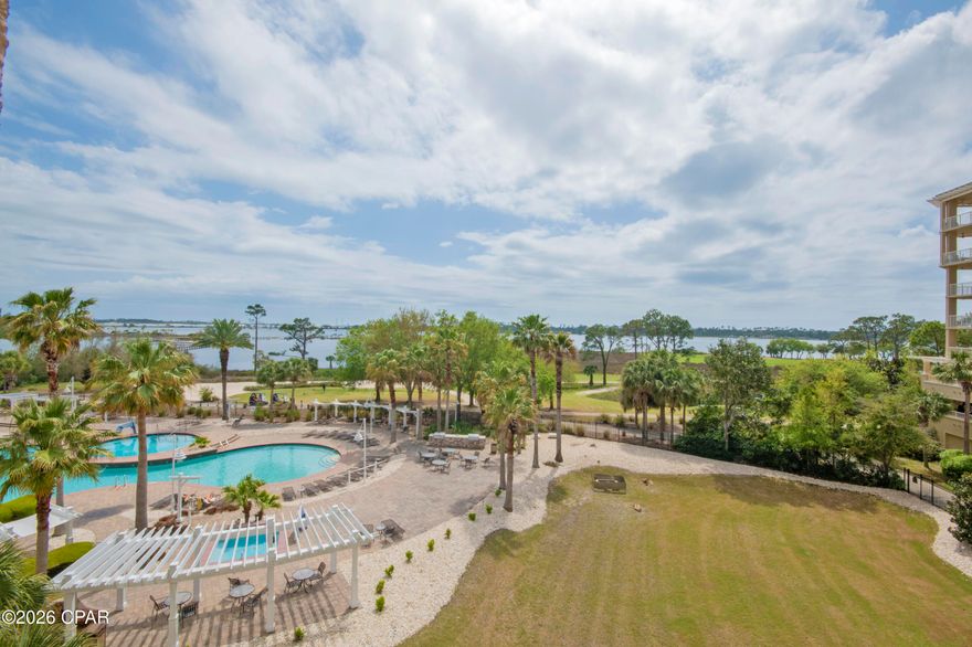 Welcome to resort-style living at Reflections at Bay Point. Currently the lowest-priced 2-bedroom unit available in the building, this beautifully updated 4th-floor condo offers stunning water views and an incredible opportunity to enjoy the Bay Point lifestyle.

Offered fully furnished and move-in ready, the interior features luxury vinyl plank and tile flooring throughout, updated living room furnishings and decor, stainless steel appliances, and a spacious primary suite with a beautifully updated walk-in shower and dual vanity.

Reflections is known for its resort-style amenities including a lagoon-style pool, heated pool, hot tub, fire pits, outdoor grilling area, owner's lounge, and beautifully maintained grounds, all within the gated Bay Point community.

Short-term rentals are allowed, making this property ideal as a primary residence, second home, or investment opportunity. Conveniently located near golf, marinas, restaurants, shopping, boating, and water activities, this condo offers the perfect blend of relaxation and convenience along the Emerald Coast.

Seller currently owns multiple units within Reflections at Bay Point and is expanding to a larger unit within the community, a testament to how much they enjoy the Bay Point lifestyle.