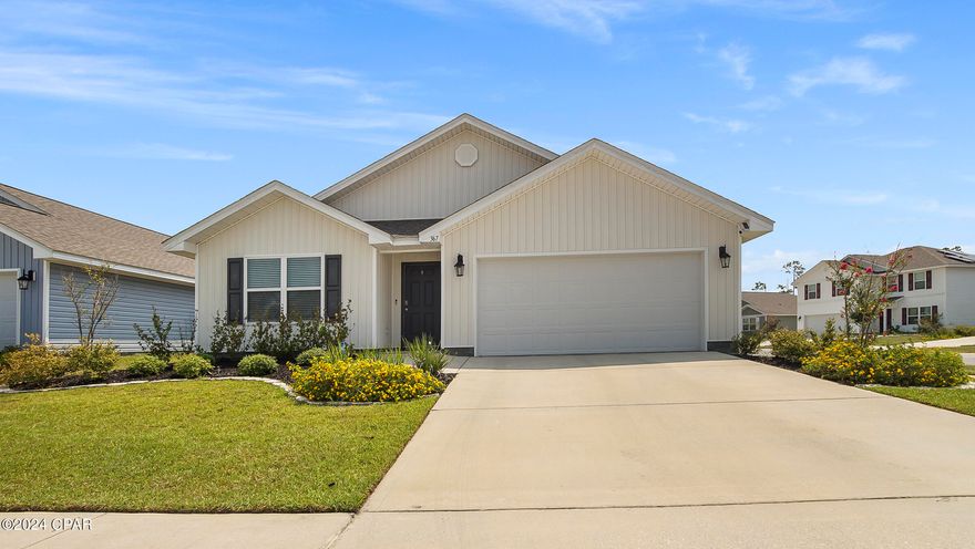 Pet friendly! Welcome to your dream home in the highly sought-after Bridge Harbor community! This 4-bedroom, 2-bathroom residence offers an ideal blend of comfort, style, and convenience, perfect for modern family living. Step inside and be captivated by the spacious split floorplan, designed to provide ample privacy and functionality. The heart of the home is the large kitchen, boasting abundant counter space, modern appliances, and an oversized pantry - a chef's delight that makes meal preparation and storage a breeze. Relax and unwind on the screened-in porch, perfect for enjoying those warm evenings without the hassle of insects. The fenced-in yard offers a safe and secure space for children and pets to play freely, as well as an excellent area for hosting outdoor gatherings. Situated in the picturesque Bridge Harbor neighborhood, this property enjoys a prime location close to shopping centers, dining options, and essential services. Military personnel and their families will appreciate the short commute to Tyndall Air Force Base, enhancing both convenience and community.