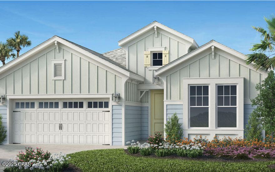 Very well appointed and highly desirable Cabana Bay plan. Laminate and tile floors throughout and upgrades galore! Kitchen hood and 36' cooktop along with quartz tops and upgraded cabinets. Lovely soaking tub in the Primary Bath and the largest Primary Bedroom of all floorplans! Preserve View lot with loads of privacy!