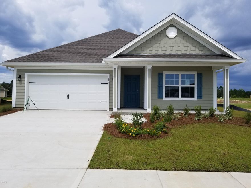 Bring your family to the Villages of Mill Bayou and enjoy a unique lifestyle here in Lynn Haven. Mill Bayou is a waterfront community with lots of amenities and is within walking distance of North Bay Haven Charter School. This is the Rhett floorplan. Upon entering the home, you're greeted by an extended foyer that opens up to the kitchen with upgraded cabinets, granite countertops, kitchen island and spacious breakfast nook. The dining room is open to the living room. Off the living room you'll find the master bedroom that features tray ceilings and a master suite with a walk-in closet, soaker tub, separate shower, double vanities and granite countertops. Additional three bedrooms are split and share second bathroom. Standard features include luxury vinyl flooring throughout. Bring your family to the Villages of Mill Bayou and enjoy a unique lifestyle here in Lynn Haven. Mill Bayou is a waterfront community with lots of amenities and is within walking distance of North Bay Haven Charter School. This is the Rhett floorplan. Upon entering the home, you're greeted by an extended foyer that opens up to the kitchen with upgraded cabinets, granite countertops, kitchen island and spacious breakfast nook. The dining room is open to the living room. Off the living room you'll find the master bedroom that features tray ceilings and a master suite with a walk-in closet, soaker tub, separate shower, powder room, double vanities and granite countertops. Additional three bedrooms are split and share second bathroom. Standard features include luxury vinyl flooring througho

Bring your family to the Villages of Mill Bayou and enjoy a unique lifestyle here in Lynn Haven. Mill Bayou is a waterfront community with lots of amenities and is within walking distance of North Bay Haven Charter School. This is the Rhett floorplan. Upon entering the home, you're greeted by an extended foyer that opens up to the kitchen with upgraded cabinets, granite countertops, kitchen island and spacious breakfast nook. The dining room is open to the living room. Off the living room you'll find the master bedroom that features tray ceilings and a master suite with a walk-in closet, soaker tub, separate shower, powder room, double vanities and granite countertops.

Additional three bedrooms are split and share second bathroom. Standard features include luxury vinyl flooring throughout main/wet areas, carpet in bedrooms,9' ceilings throughout, irrigation system, and MORE! Call to schedule your appointment today!
Estimated completion is early 2018. Please call listing agent for more information!Pictures, photographs, floor plans, elevations, features, colors and sizes are approximate for illustration purposes only and will vary from the homes as built. Home and community information including pricing, included features, terms, availability and amenities are subject to change and prior sale at any time without notice or obligation. For Move-In/Completion Estimates: Ready dates are estimates only. Timing of completion of construction and buyer move-in are subject to contingencies contained in home purchase agreement and governing jurisdiction's issuance of a certificate of occupancy, and may change due to forces majeures and other delays.