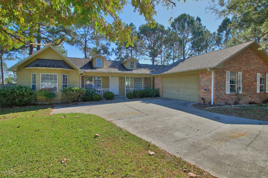 This amazing house is now available for rent! Watch the sunrise over the Bay every morning from this gorgeous 3bd/2ba home that has it all! This home features tile floors that looks like hand scraped wood, fireplace, split bedroom design, oversized 2 car garage, eat-in kitchen, formal dining room, outdoor workshop, huge laundry room, along with a view of the Marsh & Bay. This home is perfectly located on a quiet cul-de-sac and very short distant to shopping, dining, and Tyndall Air Force Base.